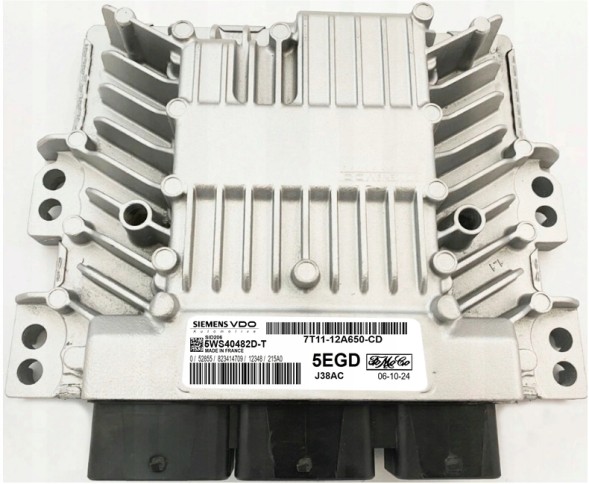 Siemens 5WS40482DT 7T1112A650CD.1.4.FIESTA КОМП'ЮТЕР ECU FORD SID206 5WS40482D-T 7T11-12A650-CD
