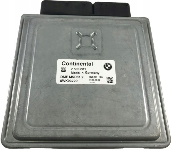Continental KOMPUTER ECU BMW 2.0 MSD81.2 7599881 5WK93729.ZAPROGRMUJE КОМП'ЮТЕР ECU BMW 2.0 MSD81.2 7599881 5WK93729