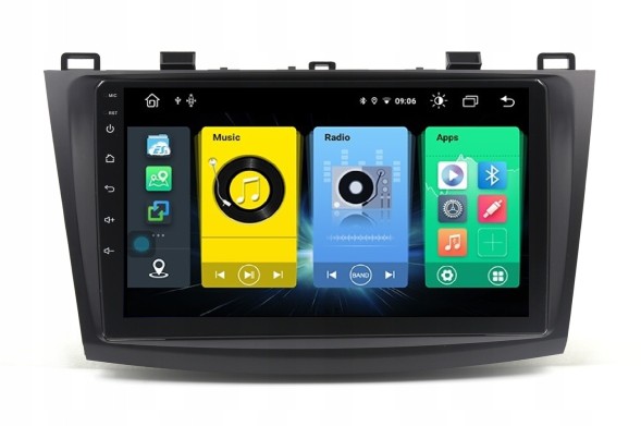 Китай 225565558 РАДІОНАВІГАЦІЯ MAZDA 3 2009-2013 ANDROID 8/64+CAM