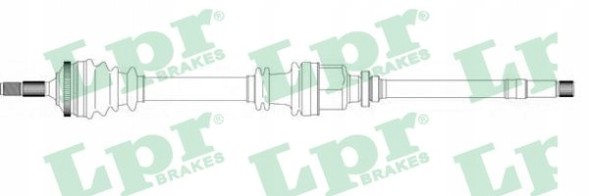 Lpr DS38138 Піввісь peugeot 206 хетчбек (2a/c)_206 saloon_206 sw (2e/k) - lpr ds38138