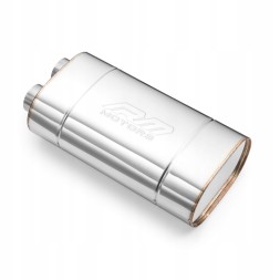 RM Motors E010/63/400 Глушник еліптичний Е010 довжина 400мм, без перекачування, впускний 63,5мм