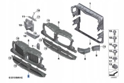 BMW OE 51137497231 Bmw дросельна заслінка повітря нижня x3 g01 x4 g02