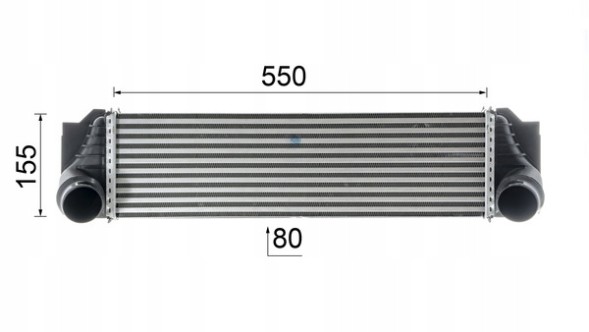 Mahle CI 184 000P Перезарядний охолоджувач повітря mahle ci 184 000p