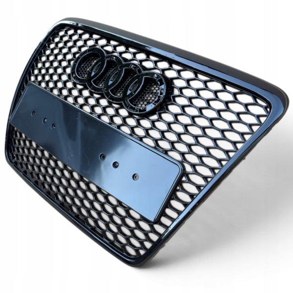 Китай Grill Plaster Miodu Audi A6 C6 Решітка переднього бампера чорна стільники RS Audi A6 C6 2004-2008