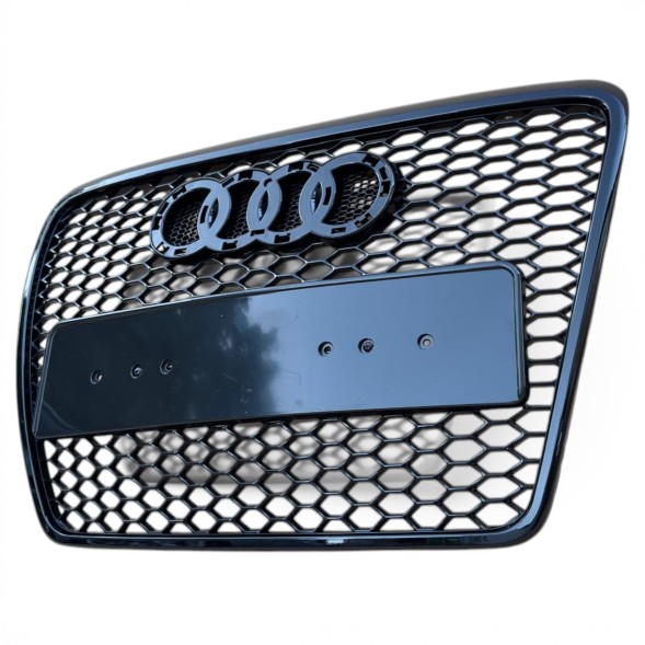 Китай Grill Plaster Miodu Audi A6 C6 Решітка переднього бампера чорна стільники RS Audi A6 C6 2004-2008