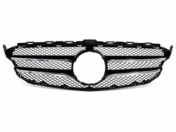 112&amp;tech P-AZ-01-55-OT РЕШІТКА ПЕРЕДНЬОГО БАМПЕРА MERCEDES C-KLASA W205 14-18р чорна