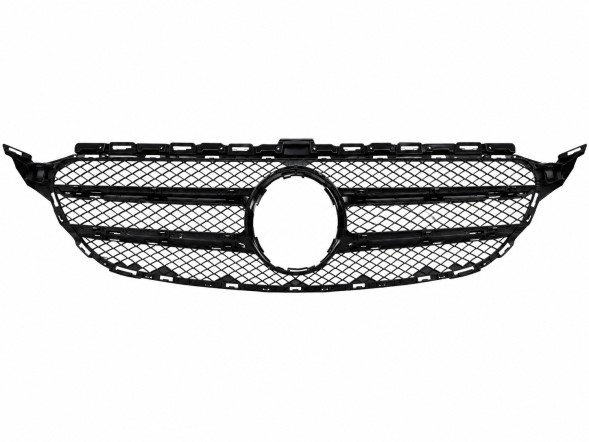 112&amp;tech P-AZ-01-55-OT РЕШІТКА ПЕРЕДНЬОГО БАМПЕРА MERCEDES C-KLASA W205 14-18р чорна