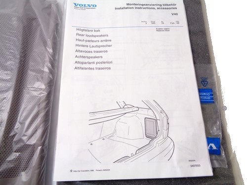 Volvo OE 30883458 30866204 Монтажний комплект динаміка Задній правий VOLVO V40 -04