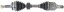 CHINA eds1057 Піввісь ліва toyota verso 2.0 d4d 2009-
