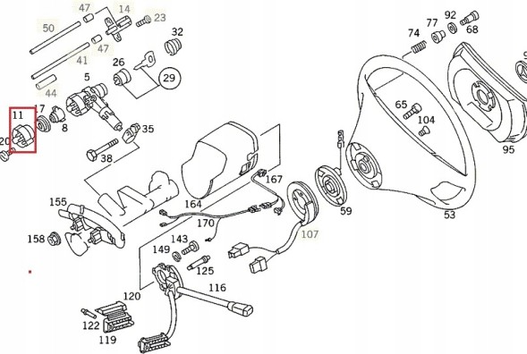 Mercedes-Benz OE A2025450304 Mercedes w123 w124 w201 качка кубик стації
