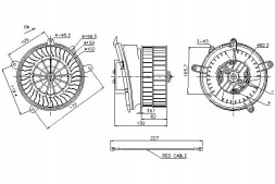 Nissens PRO/87152 NIS Повітродувка mercedes c t-model (s202) c (w202) clk (a + асистент зіткнення #34