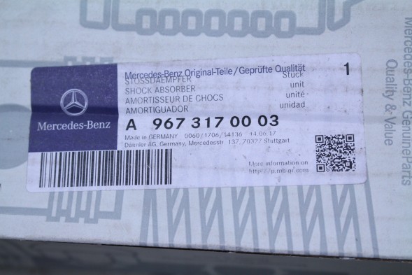 Mercedes-Benz OE АМОРТИЗАТОР КАБІНИ MERCEDES A9673170003