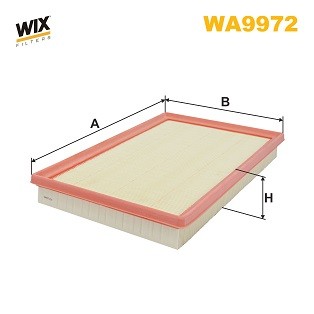 WA9972 WIX FILTERS Фільтр повітряний