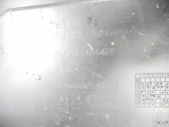 Peugeot OE 9671619080 балка бампера