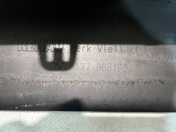 BMW OE 9881951 pmi150921 ДЕКОРАТИВНА НАКЛАДКА ПОРОГУ ЛІВА BMW X1 U11 9881951