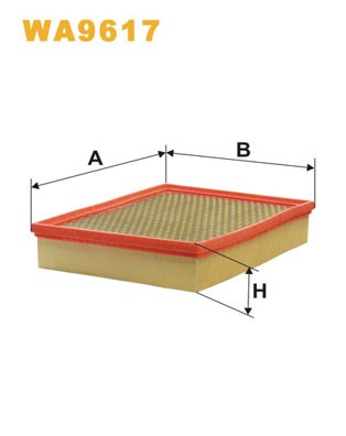 WA9617 WIX FILTERS Фільтр повітряний