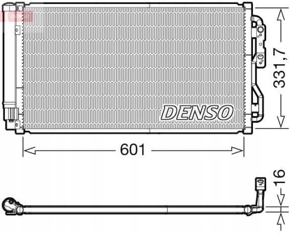 Denso DCN05033 Конденсатор, кондиціонер denso dcn05033