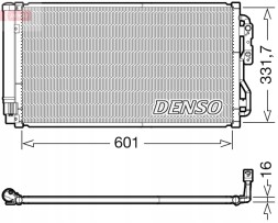 Denso DCN05033 Конденсатор, кондиціонер denso dcn05033