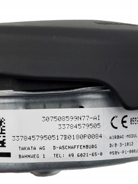 BMW OE 307508599N77-AI Подушка безпеки AIR BAG Водія BMW F20 F21 F30 F31 F10 X5 F15 X6 F16