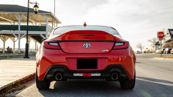 Китай AC-S0067 Лоток спойлер ducktail Toyota GR86 чорний глянець