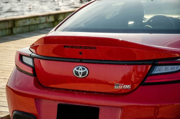 Китай AC-S0067 Лоток спойлер ducktail Toyota GR86 чорний глянець