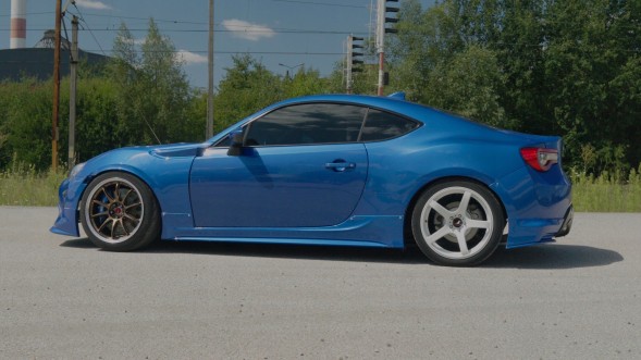 Китай GT86/BRZ-GF-TRD style side skirts Пороги TRD стилі для Toyota GT86, Subaru BRZ