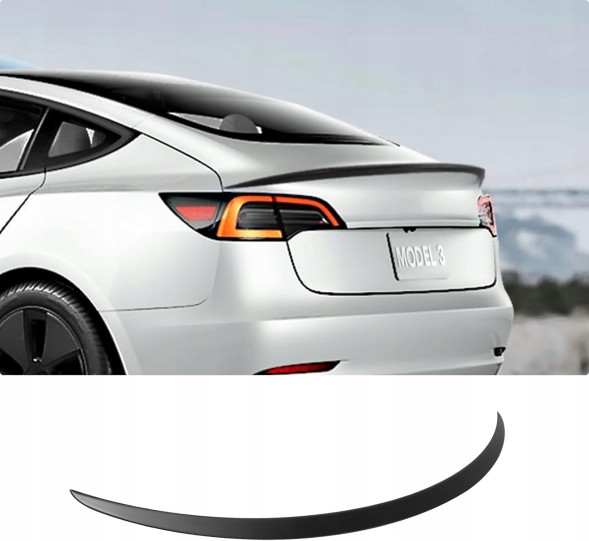 Китай CA385 Basenor Performance Spoiler 2025 для Tesla Model 3 (Вуглецеве волокно матове)