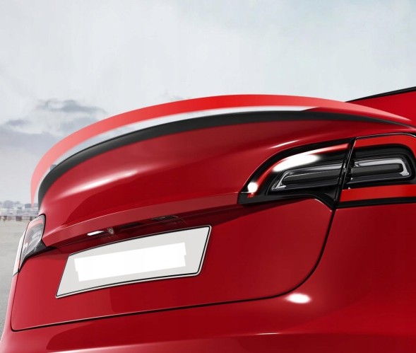 Китай CA385 Basenor Performance Spoiler 2025 для Tesla Model 3 (Вуглецеве волокно матове)