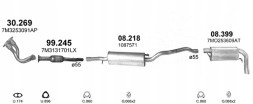 Polmo 30.269 Колекторна труба 30.269 seat alhambra ,vw sharan 2.0i 00-10