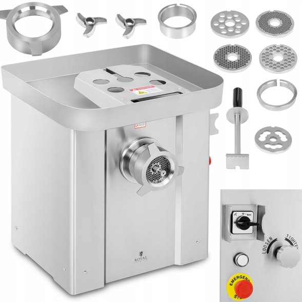 Китай WEW-SC-HP-1012992 М'ясорубка Royal Catering 800кг/год 400В 1500Вт Професійна