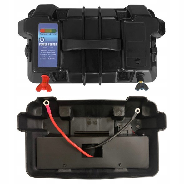 Китай КОНТЕЙНЕР ДЛЯ АКУМУЛЯТОРА З USB-ГНІЗДОМ та 12V -04686