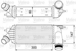 Valeo 818583 Охолоджувач повітря інтеркулер 818583 valeo