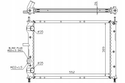 Nissens PRO/61879A NIS Охолоджувач двигуна fiat brava bravo і marea multipl + асистент зіткнення #34