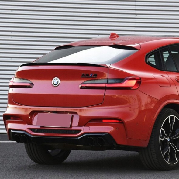 Proteile A84028501 СПОРТИВНИЙ СПОЙЛЕР ЗАДНІЙ НА КРИШКУ БАГАЖНИКА BMW X4 G02 ЧОРНИЙ ГЛЯНЕЦЬ