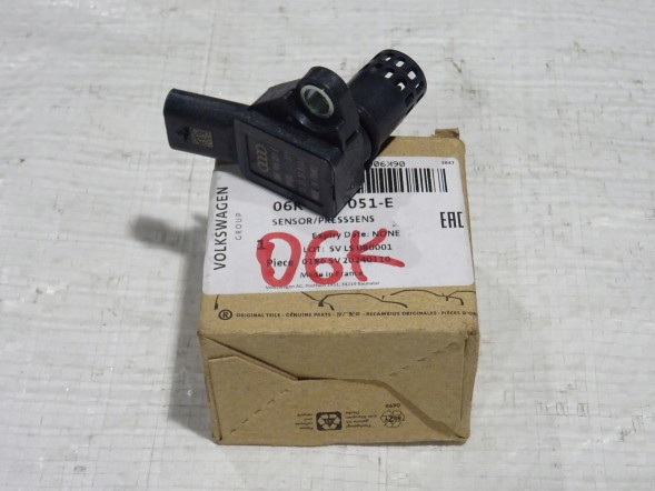 Audi OE CZUJNIK CIŚNIENIA AUDI A4 B9 A5 II 2 8W0 2.0 TFSI 06K906051E NOWY ORYGNAŁ ДАТЧИК ТИСКУ AUDI A4 B9 A5 II 2 8W0 2.0 TFSI 06K906051E ОРИГ.