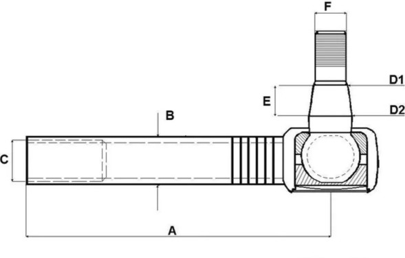 Vapormatic Наконечник тяги VPJ3724