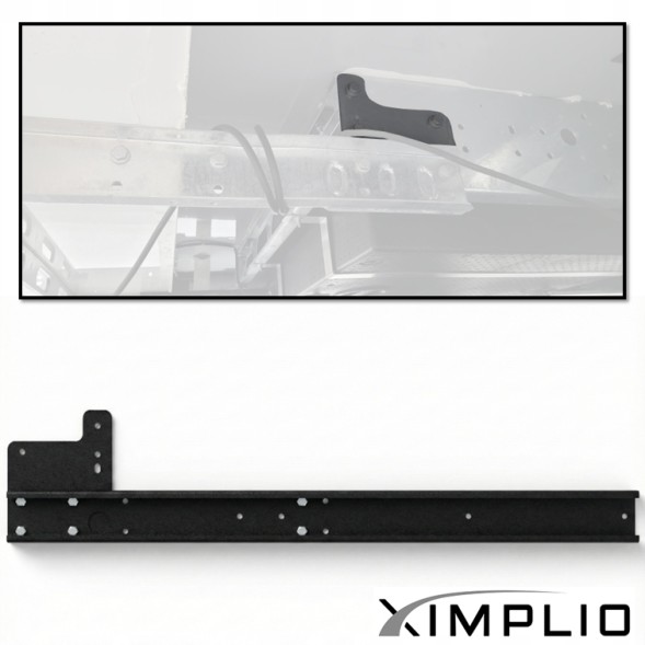 XIMPLIO RV-ADP-ALKO-BLACK Адаптер AL-KO для шасі для подовження рами та буксирного гака, чорний