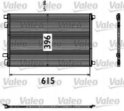 Valeo 817608 Конденсатор радіатора кондиціонування повітря 817608 valeo
