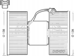 Denso DEA05006 Повітродувний вентилятор припливу dea05006 denso