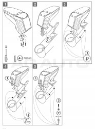 Armster V00382 ПІДЛОКІТНИК ARM 2 Mini Cooper 2007- , Silver