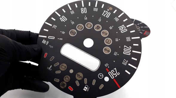 Moman 0089688096673 Міні One Cooper S JCW Кастомні циферблати спідометра КМ/Г 50 R52 R53