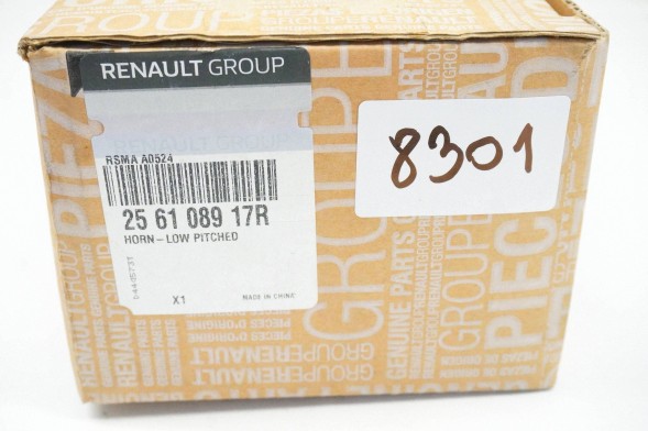 Renault OE 256108917R 8301 RENAULT ARKANA Фабрично новий оригінальний звуковий сигнал (клаксон) ОРИГІНАЛ