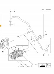 Китай acn39123983 Шнур кондиціонування повітря OPEL INSIGNIA B 2.0 CDTI 2017- 39123983