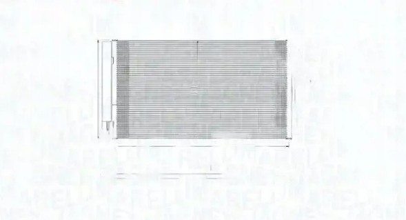 MAGNETI MARELLI 350203751000 Осушувач кондиціонера 350203751000