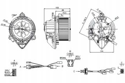 Nissens 87050 NIS/ZS Повітродувка citroen xantia 1.6-3.0 03.93-04.03 nissen + пакет водія #2