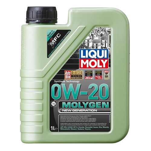 21356 LIQUI MOLY Моторна олива Liqui Moly Molygen New Generation 0W 20 1л
