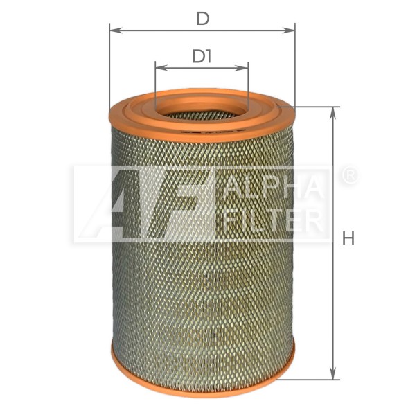 AF0059 ALPHA FILTER Фільтр забору повітря