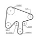 KP25630XS GATES Комплект газорозподільчого механізму