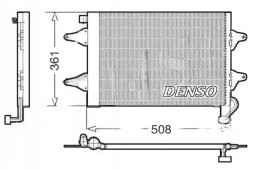 Denso DCN27004 Осушувач кондиціонера радіатора охолоджувача