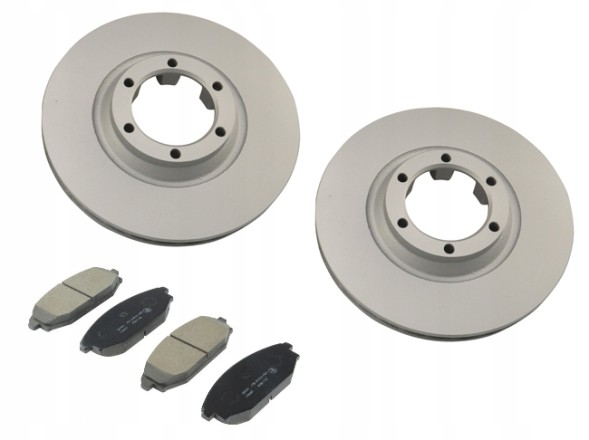 SRLine ALL2842A Диски колодки HYUNDAI GALLOPER 1998-2002 без ABS ПЕРЕДНІ KPL 277мм